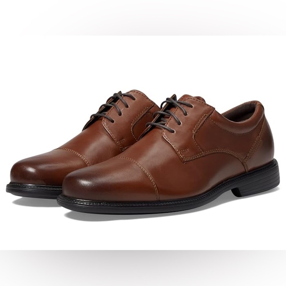 Rockport Men's Tan Leather Oxfords